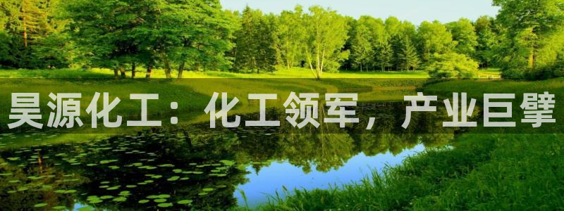 球盟会官方网入口：昊源化工：化工领军，产业巨擘