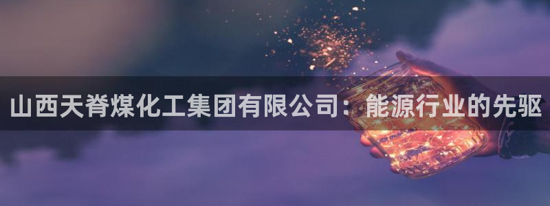 球盟会下载最新版：山西天脊煤化工集团有限公司：能源行业的先驱