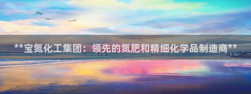 球盟会能退钱吗是真的吗：**宝氮化工集团：领先的氮肥和精细化