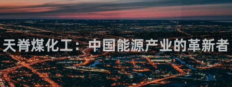 球盟会提款支付宝怎么样：天脊煤化工：中国能源产业的革新者