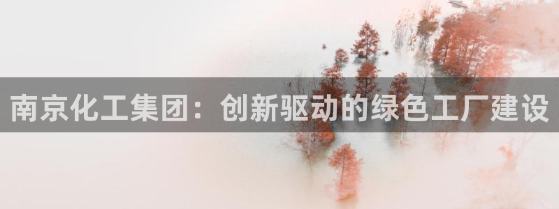 球盟会进不去球员吗：南京化工集团：创新驱动的绿色工厂建设