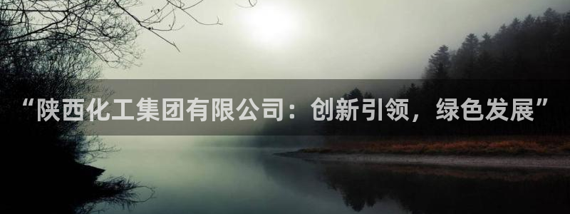 球盟会体验金：“陕西化工集团有限公司：创新引领，绿色发展”