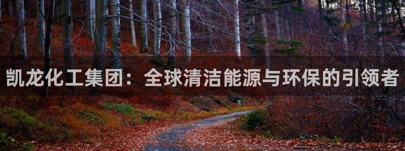 球盟会官方网站是什么：凯龙化工集团：全球清洁能源与环保的引领