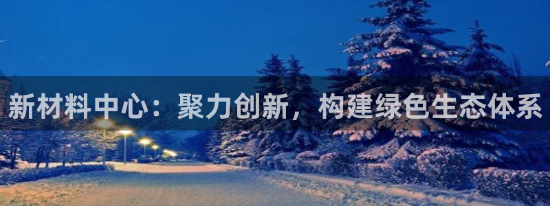 球盟会网页版登陆：新材料中心：聚力创新，构建绿色生态体系