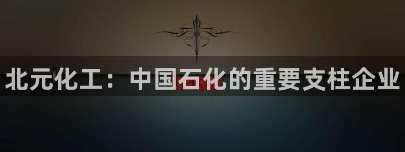 球盟会(中国)官方网站：北元化工：中国石化的重要支柱企业