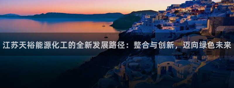 球盟会和中欧会的区别：江苏天裕能源化工的全新发展路径：整合与